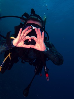Typical reaction to diving